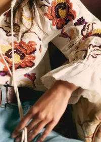 Blouse Bertille - Aquarelle Multico — view 2