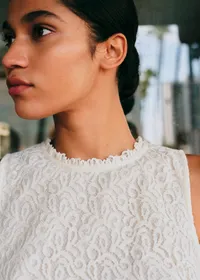 Blouse Celesta - Dentelle Écru — view 2