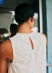 Blouse Celesta - Dentelle Écru — view 3