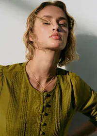 Blouse Charlina - Vert Olive — view 2