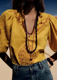 Blouse Clary - Jaune - Création Solidaire — view 2