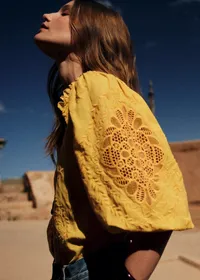 Blouse Clary - Jaune - Création Solidaire — view 3