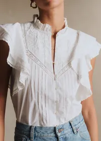 Blouse Deven - Ecru — view 2
