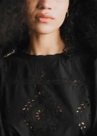 Blouse Enea - Noir — view 2