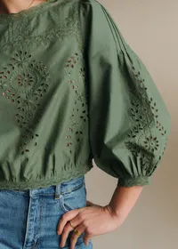 Blouse Enea - Sauge — view 2