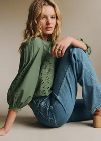 Blouse Enea - Sauge — view 3