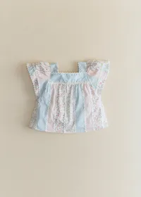 Blouse Eugenie - Patchwork Petites Fleurs — view 2