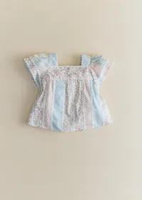 Blouse Eugenie - Patchwork Petites Fleurs — view 5