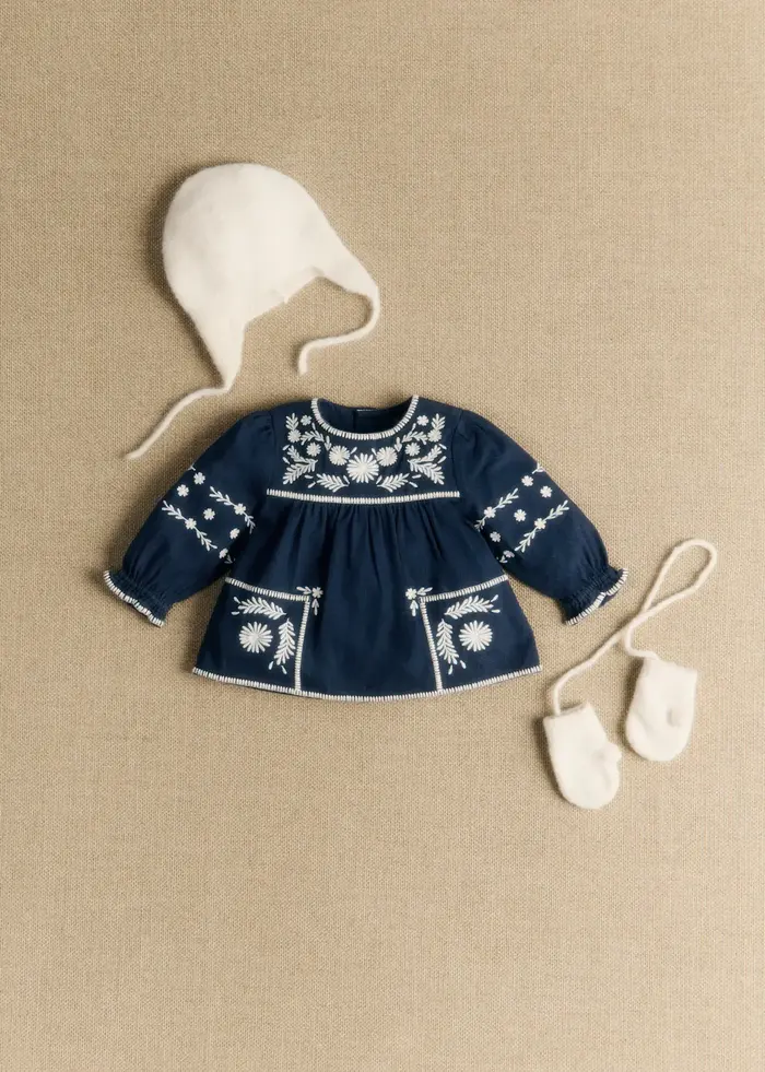Blouse Grace - Bleu Marine