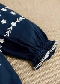 Blouse Grace - Bleu Marine — view 3