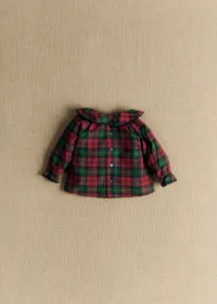 Blouse Héloïse - Carreaux rouge et vert — view 5