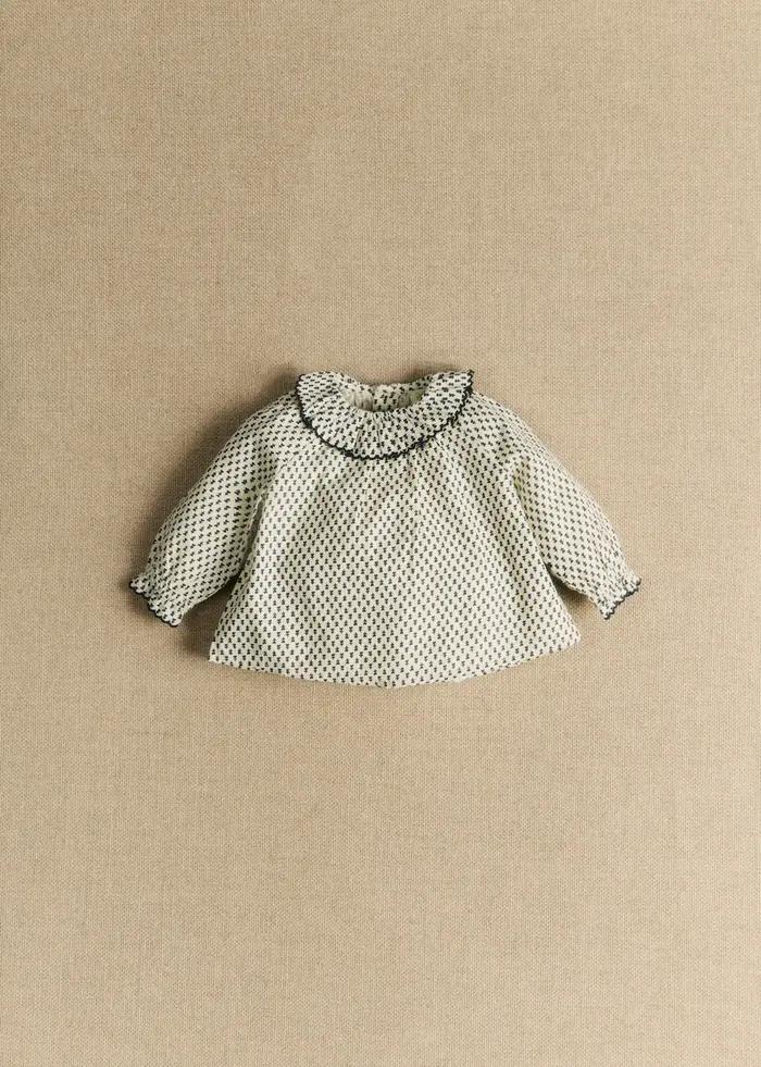 Blouse Héloïse - Fleurs Blockprint