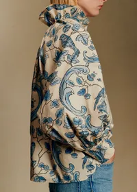 Blouse HILLIS - Sézane x Antoinette Poisson - Imprimé Oiseaux Bleus — view 4