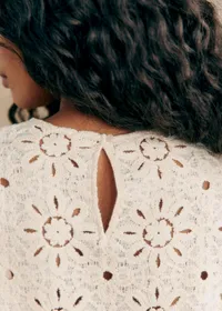 Blouse Jesse - Guipure Soleil Écru — view 4