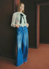 Blouse Jola - Ecru Pois Noir — view 3