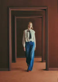 Blouse Jola - Ecru Pois Noir — view 5
