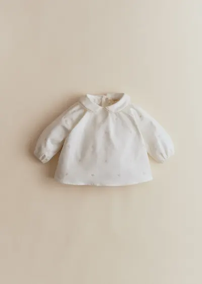Blouse Lilou - Crème / Coeur doux