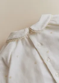 Blouse Lilou - Crème / Coeur doux — view 5