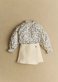 Blouse Linaya - Petit Sézane x Antoinette Poisson - Imprimé Oiseaux Bleus — view 4