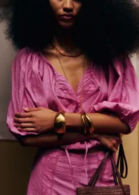 Blouse Liva - Rose Orchidée — view 2