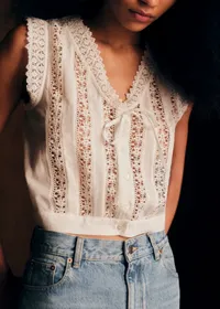Blouse Loanne - Ecru — view 2
