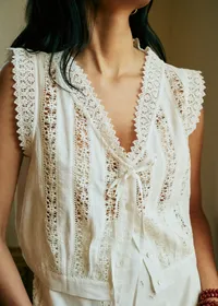 Blouse Loanne - Ecru — view 3