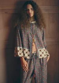 Blouse Lumilis - Sézane x Antoinette Poisson - Imprimé Coeur Garance — view 2