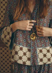 Blouse Lumilis - Sézane x Antoinette Poisson - Imprimé Coeur Garance — view 4