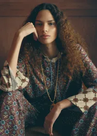 Blouse Lumilis - Sézane x Antoinette Poisson - Imprimé Coeur Garance — view 5