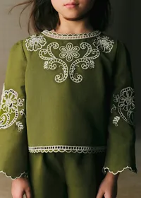 Blouse Macha - Olive — view 2