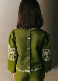 Blouse Macha - Olive — view 4