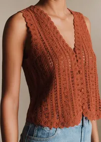 Blouse PALMINA - Acajou — view 2