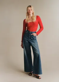 Blouse Perrine - Dentelle Rouge — view 4