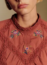 Blouse Pintel - Brun — view 2