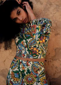 Blouse Romea - Imprimé Riola — view 2