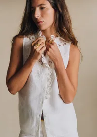 Blouse Sasky - Ecru — view 4