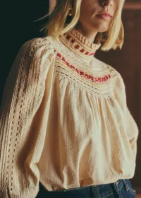 Blouse SATYA - Ecru Multicolore — view 2