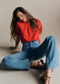 Blouse Shaily - Rouge Coquelicot — view 2
