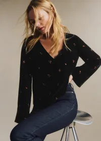 Blouse Shiny - Cuivre fond noir — view 2