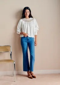 Blouse Sunday - Broderie Placée Fond Ecru — view 4