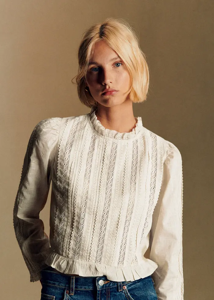 Blouse Suzania - Crème