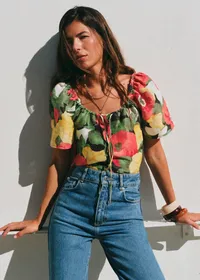 Blouse Vikaly - Imprimé Azalia — view 2