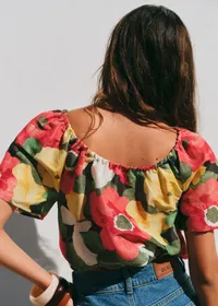 Blouse Vikaly - Imprimé Azalia — view 4