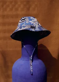 Bob - Sézane x Inoui Editions - Imprimé Coquillages Bleu — view 3