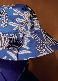 Bob - Sézane x Inoui Editions - Imprimé Coquillages Bleu — view 4