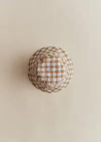 BOBY - Vichy Gaufré Bleu Caramel — view 3