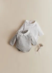 Body Billie - Gris Chiné / Ecru — view 2