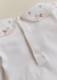 Body Félicia - Blanc Lait / Broderie Multicolore — view 4