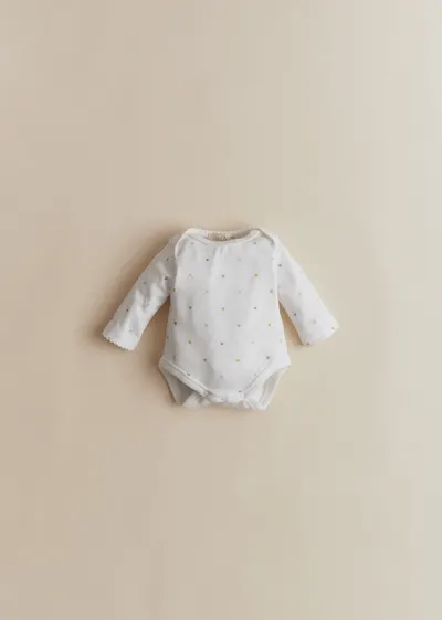 Body Icare - Imprimé Coeur Croisillon Pastel