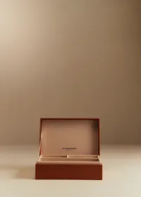 Boîte bijoux matelassée - Caramel — view 3